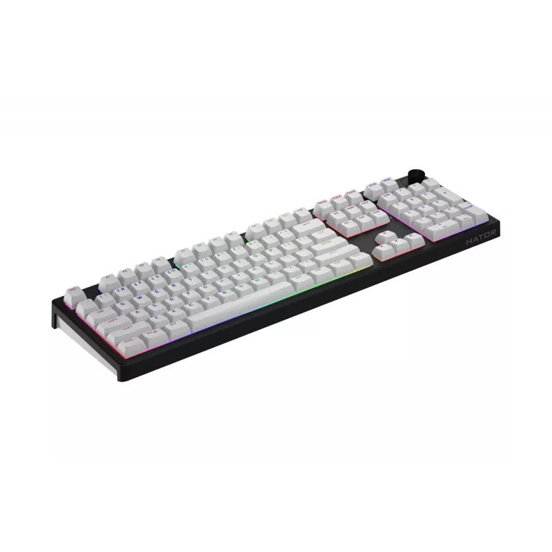 HATOR Skyfall Wireless 100 toetsenbord gaming USB + RF draadloos + Bluetooth QWERTY US Engels zwart, wit