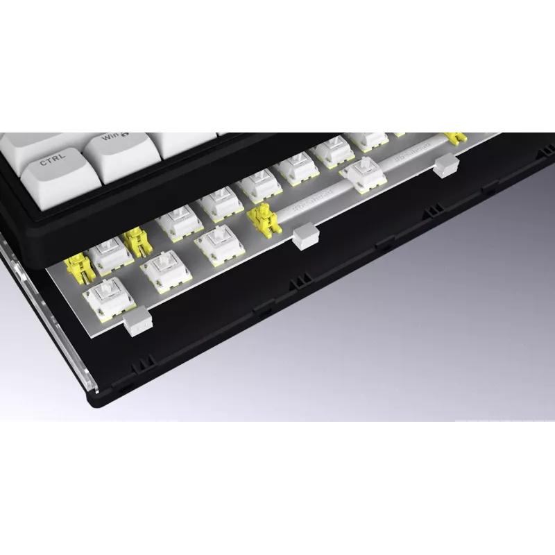 HATOR Skyfall Wireless 100 toetsenbord gaming USB + RF draadloos + Bluetooth QWERTY US Engels zwart, wit