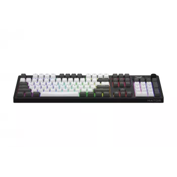 HATOR Skyfall Pro Wireless 100 toetsenbord gaming USB + RF draadloos + Bluetooth QWERTY US Engels zwart, grijs