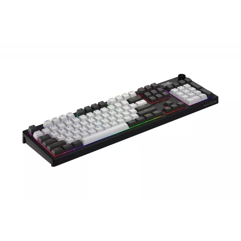 HATOR Skyfall Pro Wireless 100 toetsenbord gaming USB + RF draadloos + Bluetooth QWERTY US Engels zwart, grijs