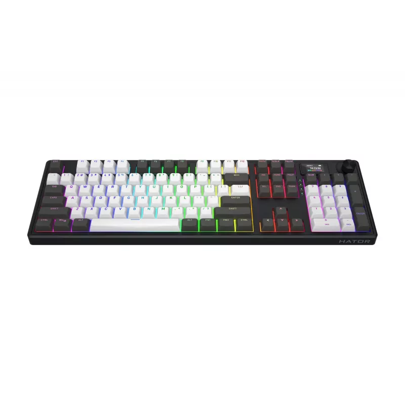 HATOR Skyfall Pro Wireless 100 toetsenbord gaming USB + RF draadloos + Bluetooth QWERTY US Engels zwart, grijs