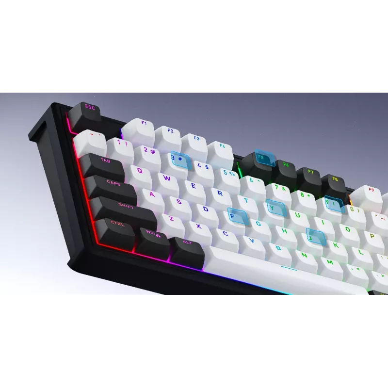 HATOR Skyfall Pro Wireless 100 toetsenbord gaming USB + RF draadloos + Bluetooth QWERTY US Engels zwart, grijs