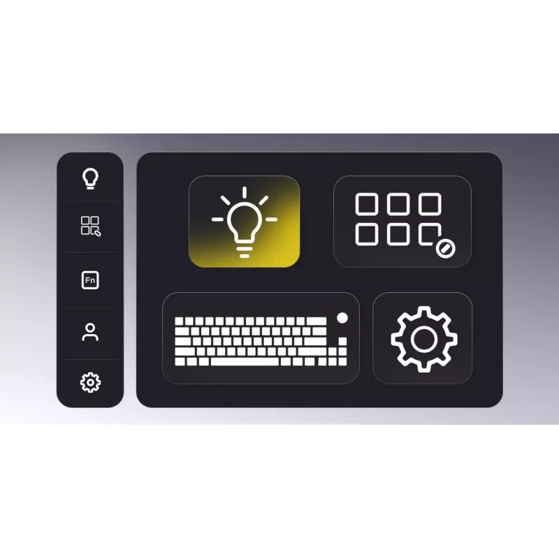 HATOR Skyfall 80 MAG ULTRA 8K toetsenbord gaming USB QWERTY US-Engels zwart, wit