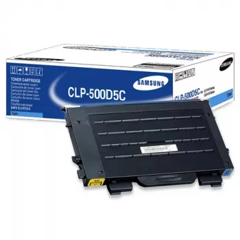 Samsung CLP-500D5C tonercartridge origineel cyaan