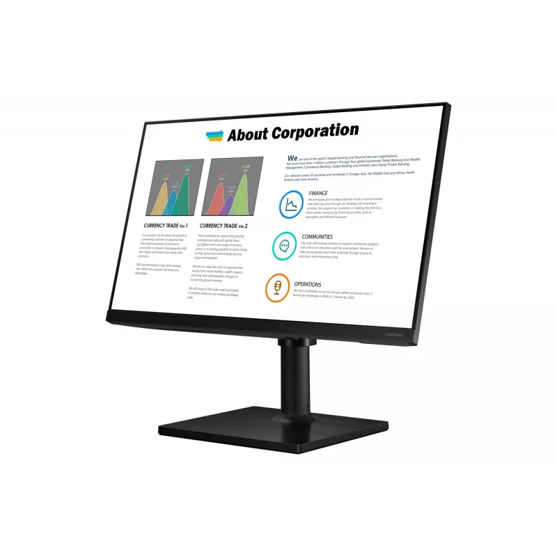 Samsung T45F computermonitor 68,6 cm (27 inch) 1920 x 1080 pixel Full HD LED zwart