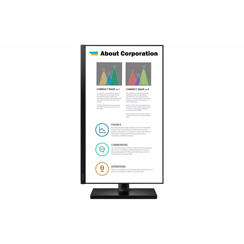 Samsung T45F computermonitor 68,6 cm (27 inch) 1920 x 1080 pixel Full HD LED zwart