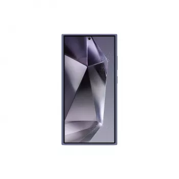 Silicone hoesje Samsung Galaxy S24 Ultra violet monochromatisch