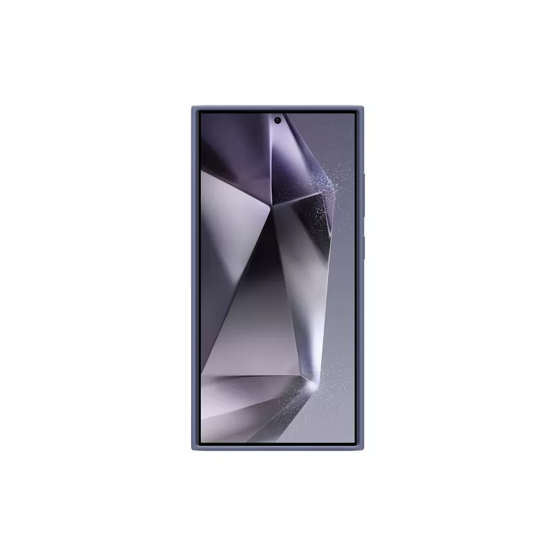 Silicone hoesje Samsung Galaxy S24 Ultra violet monochromatisch