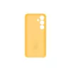 Samsung Galaxy S24 gele silicone hoesje monochromatische pasvorm