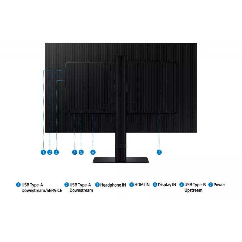 Samsung S60UD computermonitor 68,6 cm (27 inch) 2560 x 1440 pixel Quad HD LCD zwart