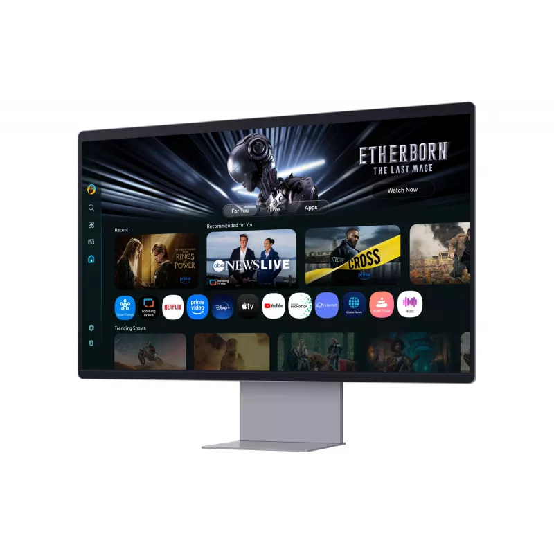 Samsung M90SF computermonitor 81,3 cm (32 inch) 3840 x 2160 pixel 4K Ultra HD OLED zilver