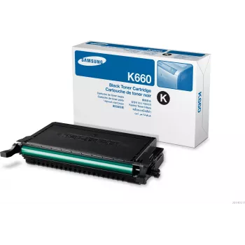 Samsung CLP-K660A zwarte toner, 2500 pagina's, zwart, 1 st.