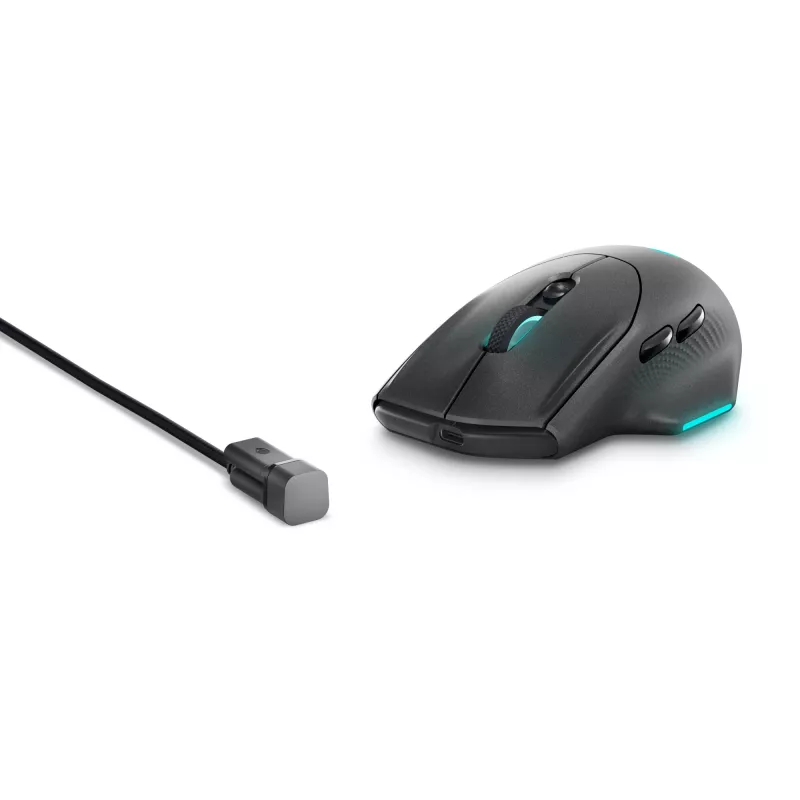 Alienware AW620M Muis gaming rechtshandig RF draadloos + USB Type-C optisch 26000 DPI