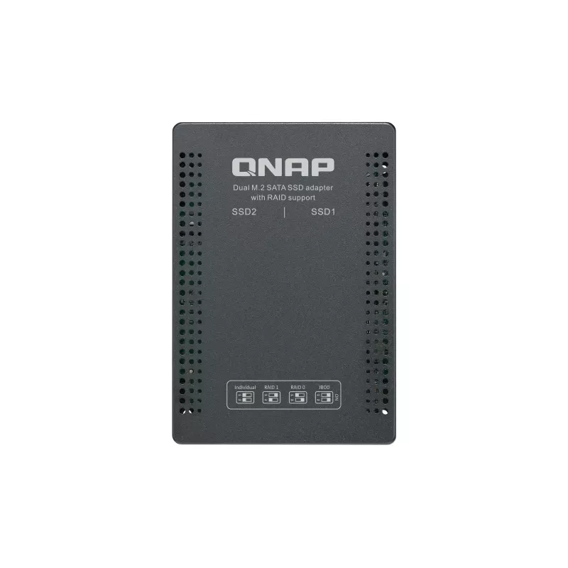 QNAP QDA-A2MAR Geheugenbehuizing SSD-behuizing zwart M.2