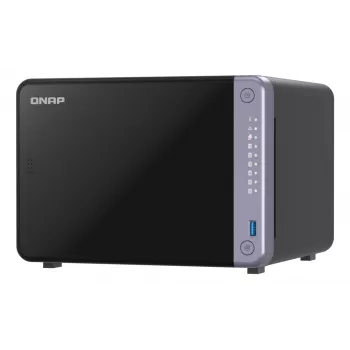 QNAP TS-632X-4G NAS/opslagserver Tower Alpine Alpine AL-524 4 GB DDR4 QNAP QTS zwart