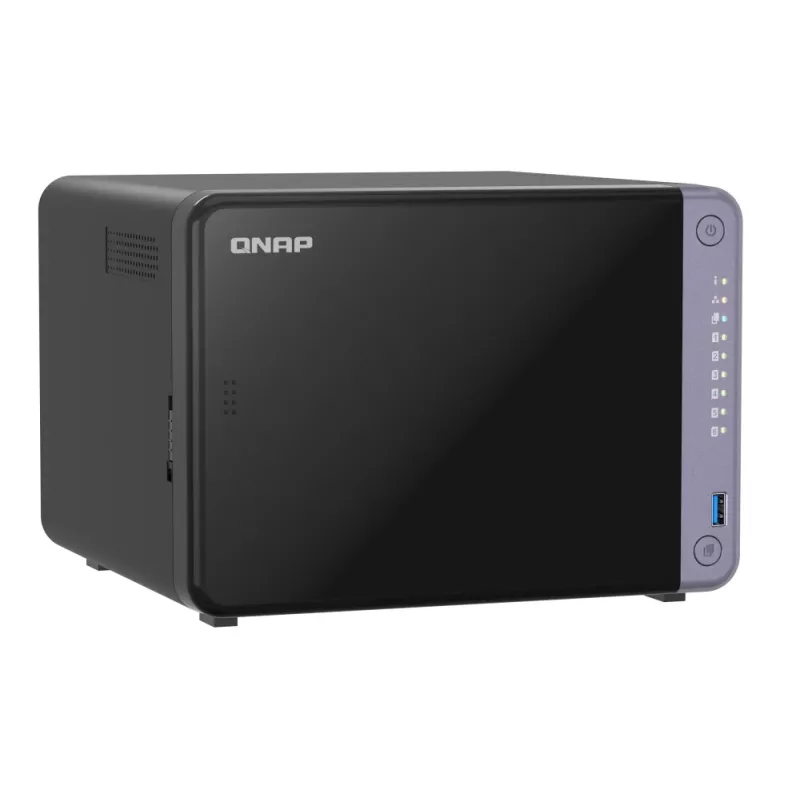 QNAP TS-632X-4G NAS/opslagserver Tower Alpine Alpine AL-524 4 GB DDR4 QNAP QTS zwart