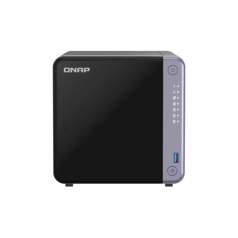 QNAP TS-432X-4G NAS/opslagserver Tower Alpine Alpine AL-524 4 GB DDR4 QNAP QTS zwart