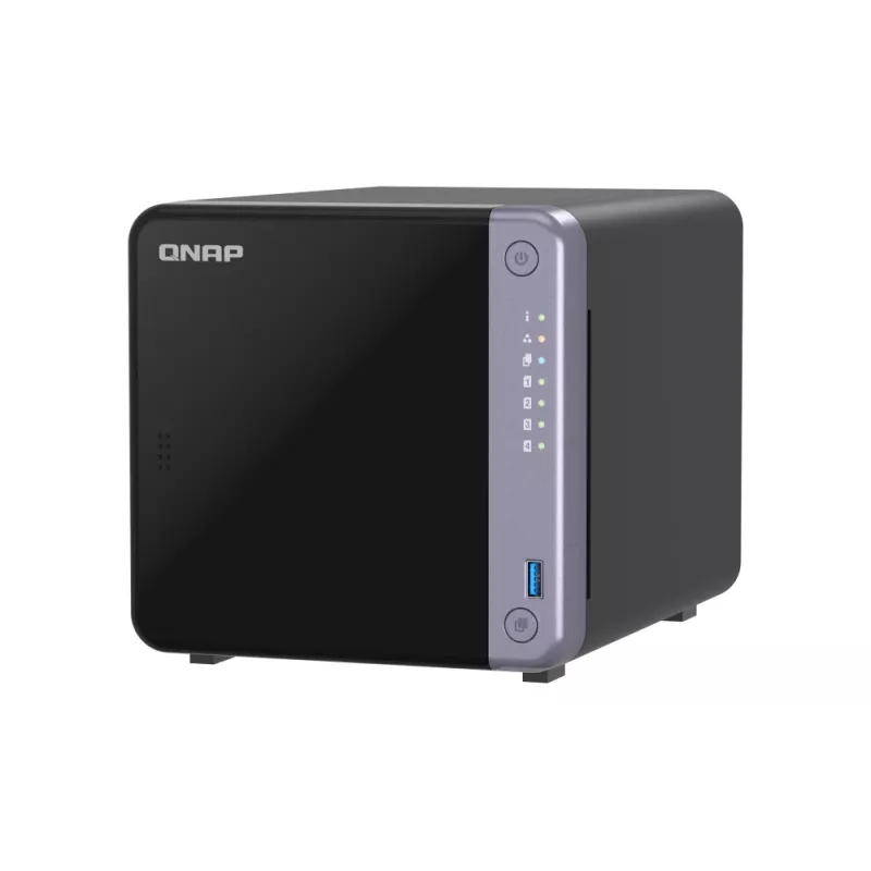 QNAP TS-432X-4G NAS/opslagserver Tower Alpine Alpine AL-524 4 GB DDR4 QNAP QTS zwart