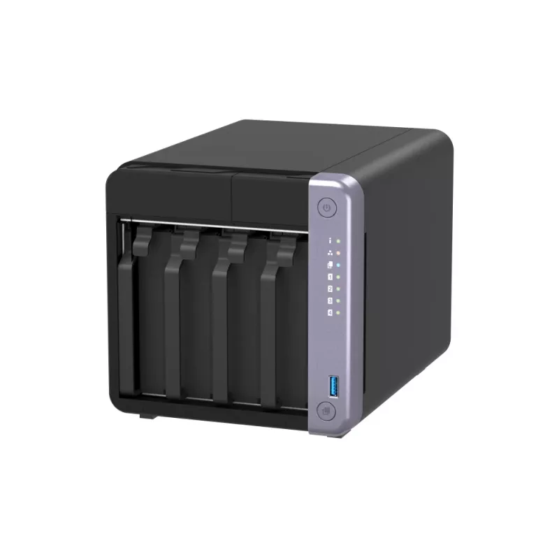 QNAP TS-432X-4G NAS/opslagserver Tower Alpine Alpine AL-524 4 GB DDR4 QNAP QTS zwart