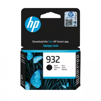 HP 932 Zwart originele inktcartridge, zwart, 1 stuk, 400 pagina's