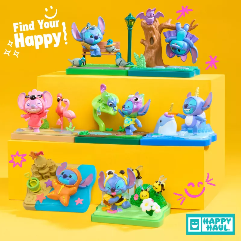 Just Play Happy Haul Stitch Goes Wild verzamelfiguren blindboxen