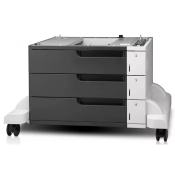 HP LaserJet 3x500-vel-invoerlade en -standaard, compatibel met: HP LaserJet Enterprise 700 printer M712-serie, 1500 vel, China, Enterprise, Business, 543 mm, 586 mm