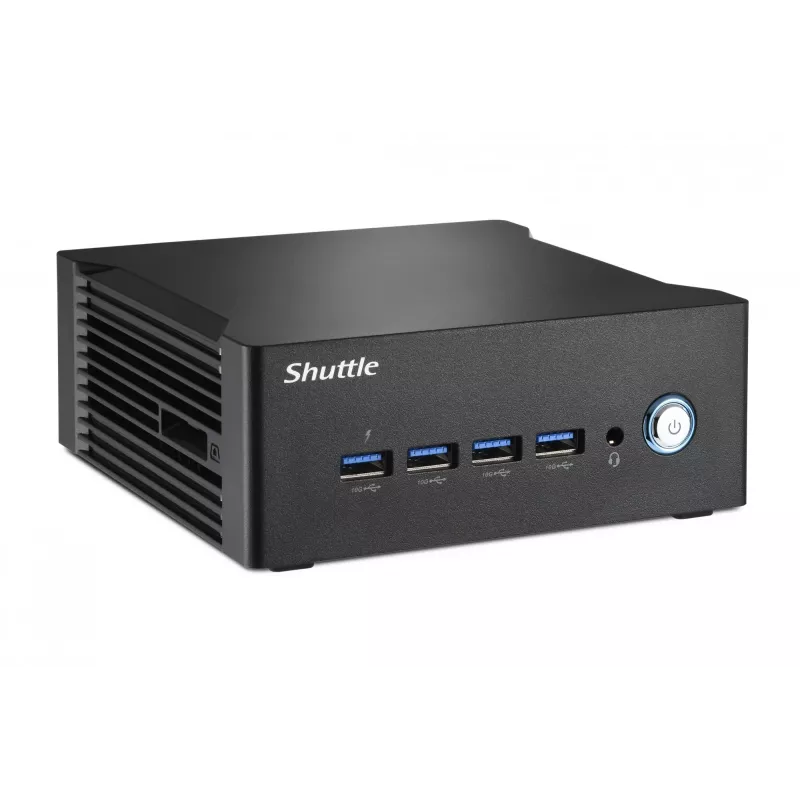 Shuttle Nano PC NT10H9, Intel Core Ultra 9 185H, Intel Arc grafisch, 2xHDMI, 2xUSB 4.0 (DP), 2x2,5 Gbit LAN, incl. VESA 24/7 continu gebruik