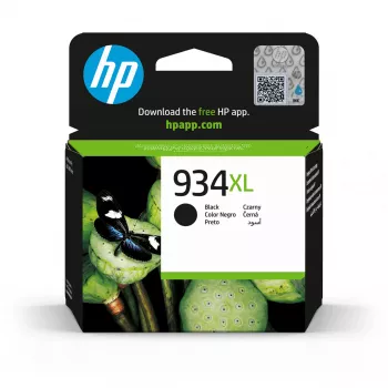 HP 934XL hoge capaciteit zwart originele inktcartridge, zwart, 1 stk., 1000 pagina's