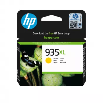 HP 935XL hoge capaciteit geel originele inktcartridge, geel, 1 stuk, 825 pagina's