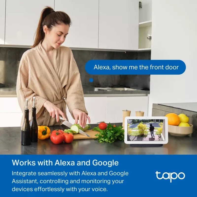 Videodeurintercom TP-Link Tapo D210 3 MP zwart wit