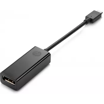 HP USB-C naar DP-adapter, 0,094 m, USB Type-C, DisplayPort, stekker, bus, recht