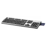 HP Smart Card CCID toetsenbord, Full-size (100%), bedraad, USB, mechanisch, zwart, zilver