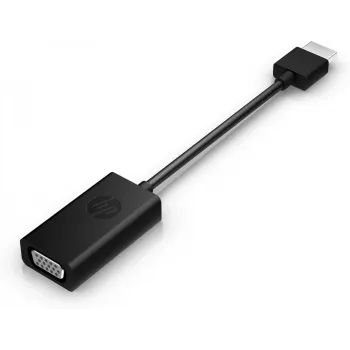 HP HDMI-naar-VGA-kabeladapter, VGA (D-Sub), HDMI Type A (standaard), stekker, bus, zwart, China
