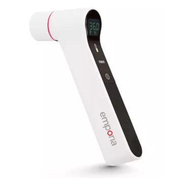 Emporia EMP-THERMO-22 digitale lichaamsthermometer afstandsthermometer zwart, rood, wit oraal, rectaal