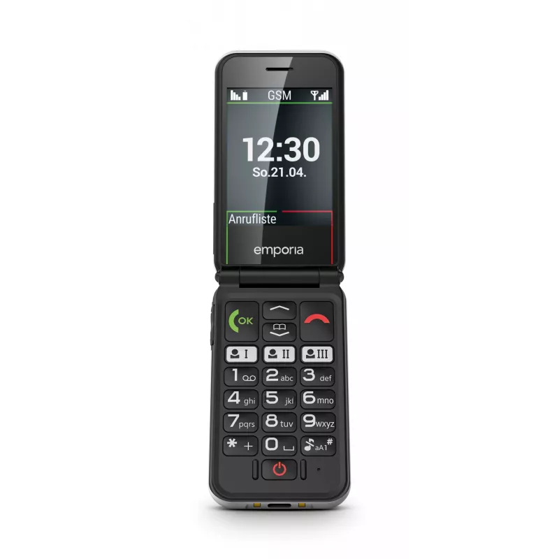 Emporia SIMPLICITYglam 7,11 cm (2,8 inch) 106 g wit seniorentelefoon