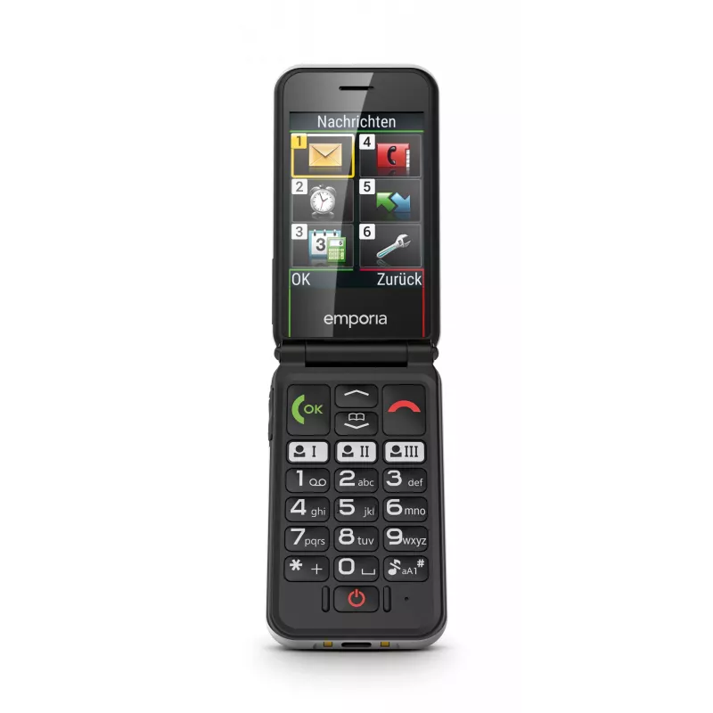 Emporia SIMPLICITYglam 7,11 cm (2,8 inch) 106 g wit seniorentelefoon