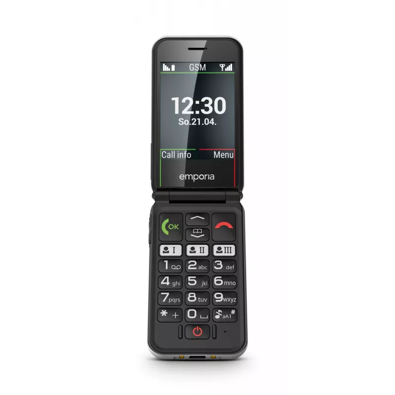 Emporia SIMPLICITYglam 7,11 cm (2,8 inch) 106 g wit seniorentelefoon