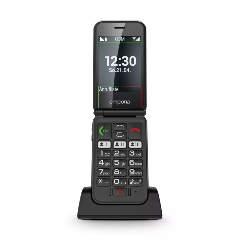 Emporia SIMPLICITYglam 7,11 cm (2,8 inch) 106 g wit seniorentelefoon