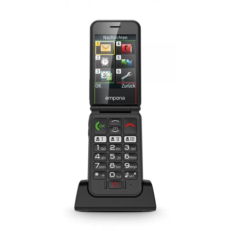 Emporia SIMPLICITYglam 7,11 cm (2,8 inch) 106 g wit seniorentelefoon