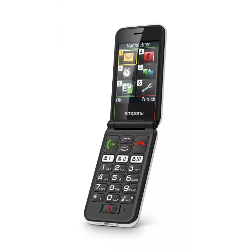 Emporia SIMPLICITYglam 7,11 cm (2,8 inch) 106 g wit seniorentelefoon