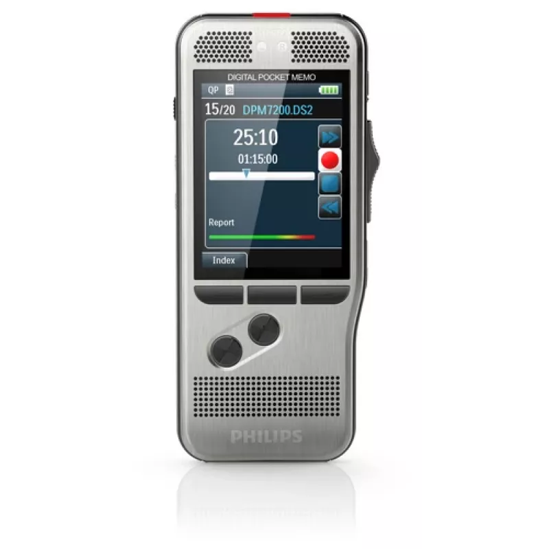 Philips DPM 7200 flashkaart roestvrij staal