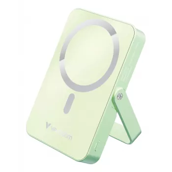 Verbatim Charge 'n' Go magnetische draadloze powerbank met standaard – 10000 mAh groen