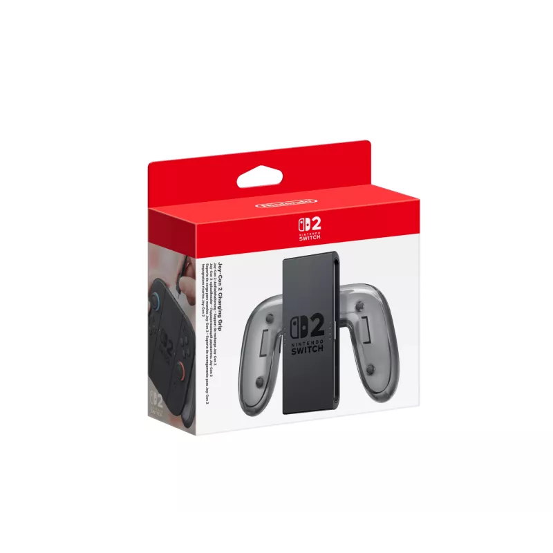Nintendo Joy-Con 2 oplaadgreep, Nintendo Switch 2, controllergreep, zwart, transparant, kunststof, Nintendo, Joy-Con 2