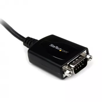 StarTech.com 1 ft USB-naar-RS232-serieel-DB9-adapterkabel met COM-behoud