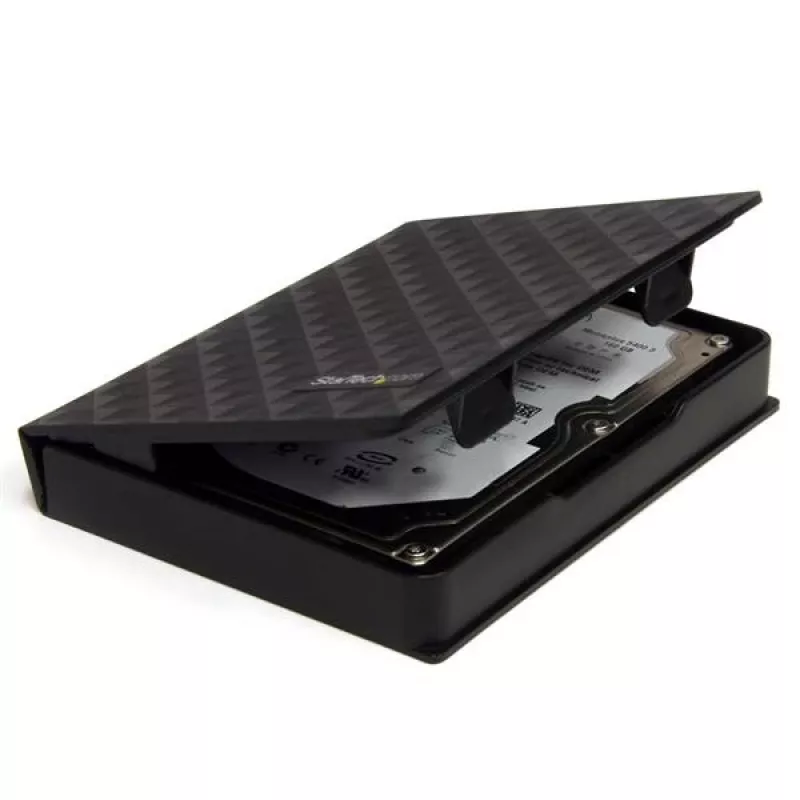 StarTech.com 2.5in antistatische beschermhoes voor harde schijf - zwart (3-pack)