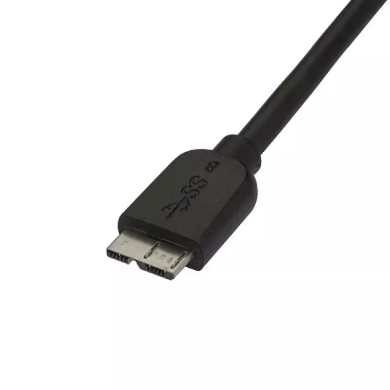 StarTech.com slanke Micro USB 3.0-kabel - M/M - 2m (6ft), 2 m, USB A, Micro-USB B, USB 3.2 Gen 1 (3.1 Gen 1), male/male, zwart