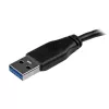 StarTech.com slanke Micro USB 3.0-kabel - M/M - 2m (6ft), 2 m, USB A, Micro-USB B, USB 3.2 Gen 1 (3.1 Gen 1), male/male, zwart
