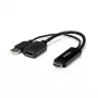 StarTech.com HDMI naar DisplayPort-adapter - 4K 30Hz, 3840 x 2160 pixels, 1080p, 720p, 120 Hz, zwart, MegaChips - STDP2600, actieve videoconverter