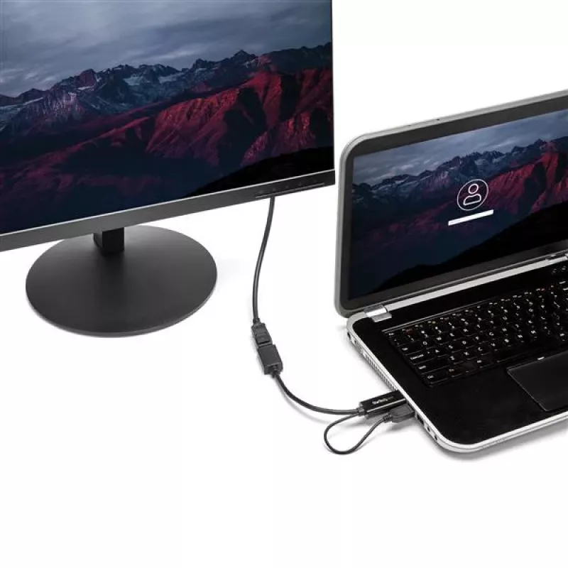 StarTech.com HDMI naar DisplayPort-adapter - 4K 30Hz, 3840 x 2160 pixels, 1080p, 720p, 120 Hz, zwart, MegaChips - STDP2600, actieve videoconverter