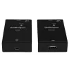 StarTech.com USB 2.0-extender via Cat5e/Cat6-kabel (RJ45) – tot 50 m – high-speed USB-poort-extender-adapterkit – met voeding – USB via ethernetkabel-extender – 480 Mbit/s – metaal